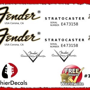 Fender Decal Stratocaster Guitar #102