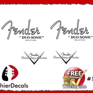 Fender Duo-Sonic Decal Guitar Waterslide #120