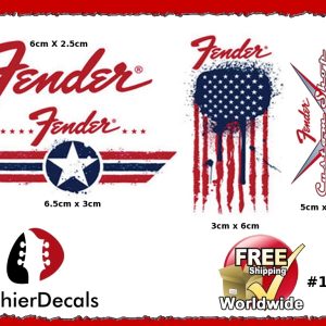 Fender Decal Guitar Waterslide Kit #121