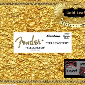 Fender Telecaster Guitar Decal 12g