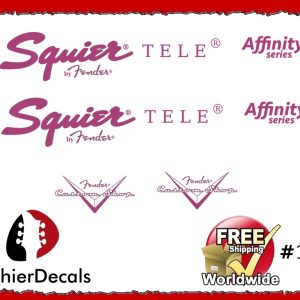 Squier Telecaster Guitar Decal #139