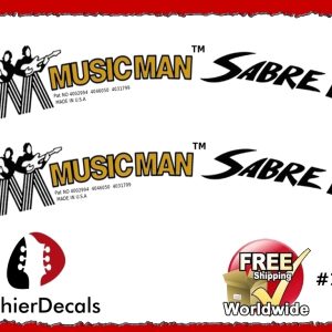 Musicman Sabere 2 Guitar Decal 144
