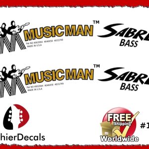 Musicman Sabre Bass Guitar Decal 145