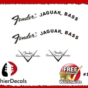 Fender Jaguar Bass Guitar Decal #156