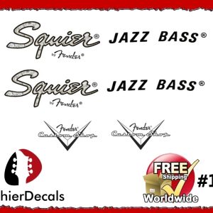 Squier Jazz Bass Guitar Decal #158
