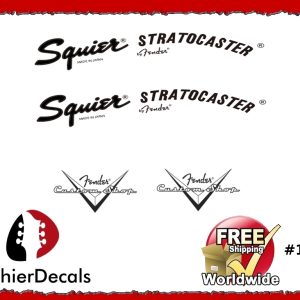 Squier Stratocaster Guitar Decal #167
