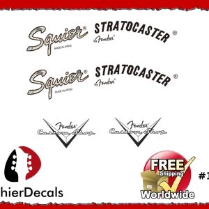 Squier Stratocaster Guitar Decal #168