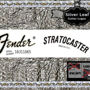 Fender Stratocaster Guitar Decal 18s Copy