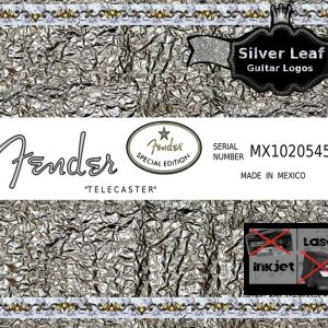 Fender Telecaster Guitar Decal 19s