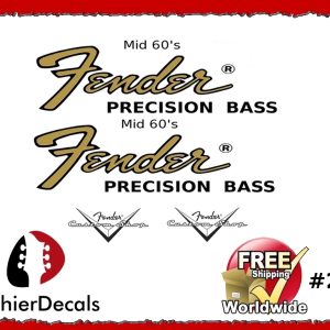 Fender Precision Bass Guitar Decal #21