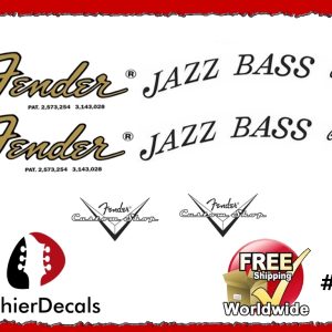 Fender Jazz Bass Guitar Decal #2