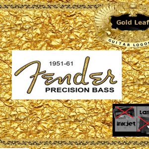 Fender Precision Bass Guitar Decal 22g