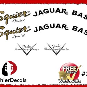 Fender Squier Jaguar Guitar Decal #29