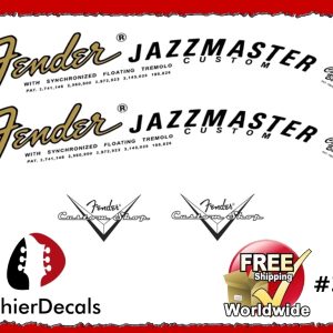 Fender Jazzmaster Guitar Decal #30