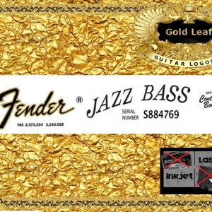 Fender Jazz Bass Guitar Decal 30g