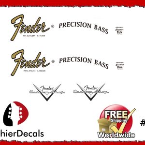 Fender Precision Guitar Decal Copy #3