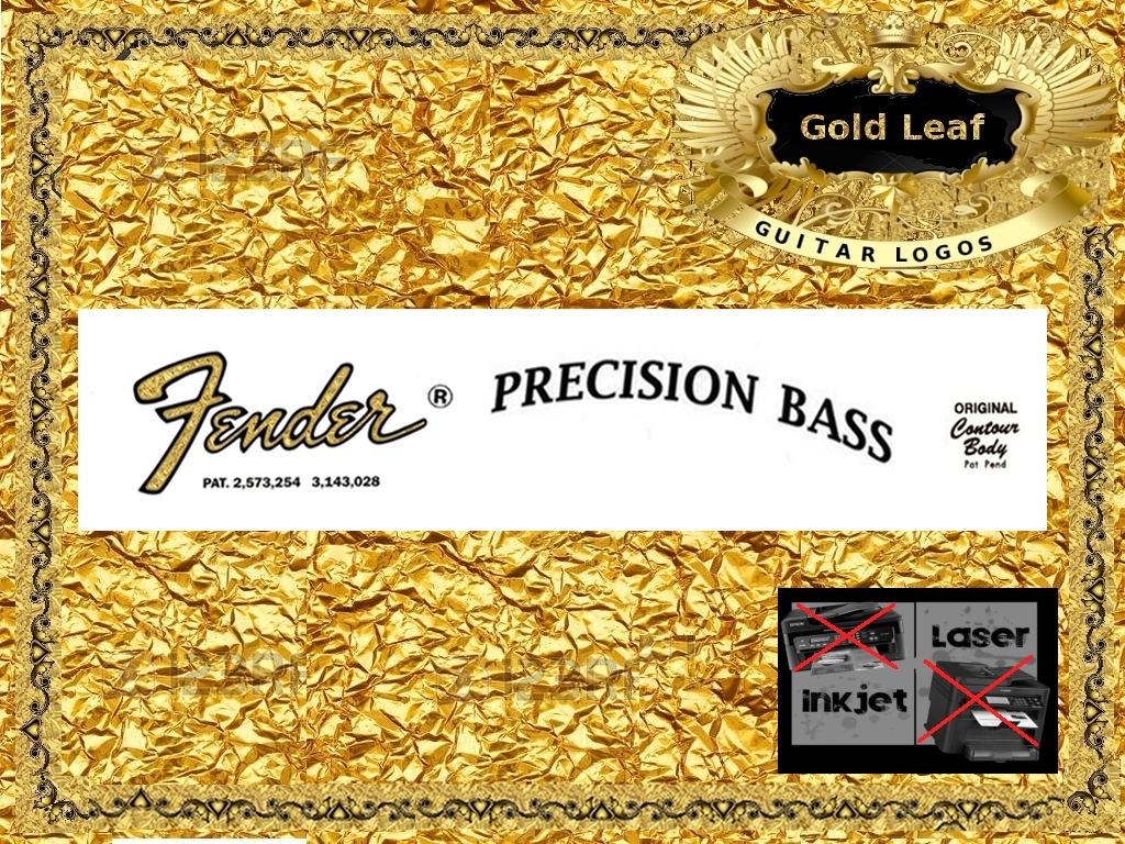 Fender Precision Bass Guitar Decal 33g
