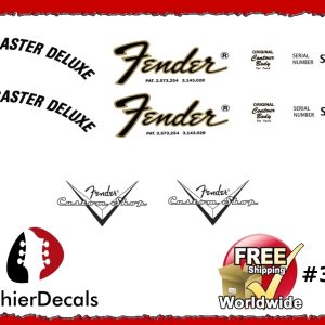 Fender Telecaster Left hand Guitar Decal #35