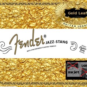 Fender Jazz Stang Guitar Decal #38g