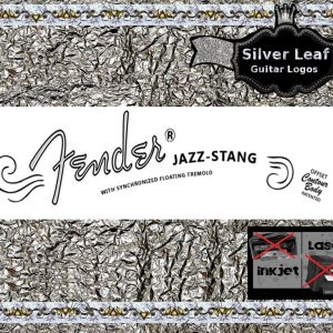Fender Jazz Stang Guitar Decal #38s
