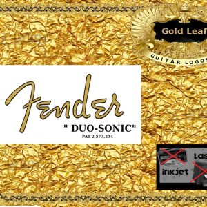 Fender Duo-Sonic Decal Guitar Waterslide #53g