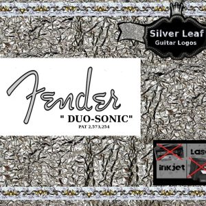 Fender Duo-Sonic Decal Guitar Waterslide #53s