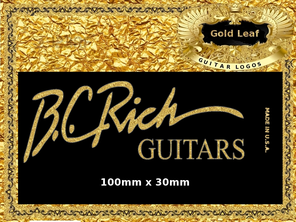 B.C. Rich Guitar Decal #57g Copy