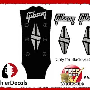 Gibson Guitar Decal for Black Guitars #59w