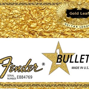 Fender Bullet Guitar Decal Waterslide #59g