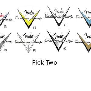 Fender Custom Shop Guitar Decal #66