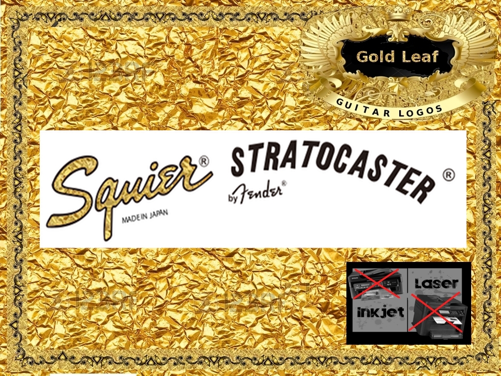 Squier Stratocaster Guitar Decal #69g