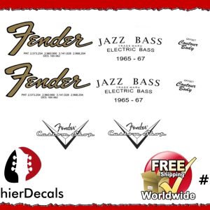 Fender Jazz Bass Guitar Decal #70