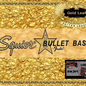 Squier Bullet Bass Guitar Decal 73g