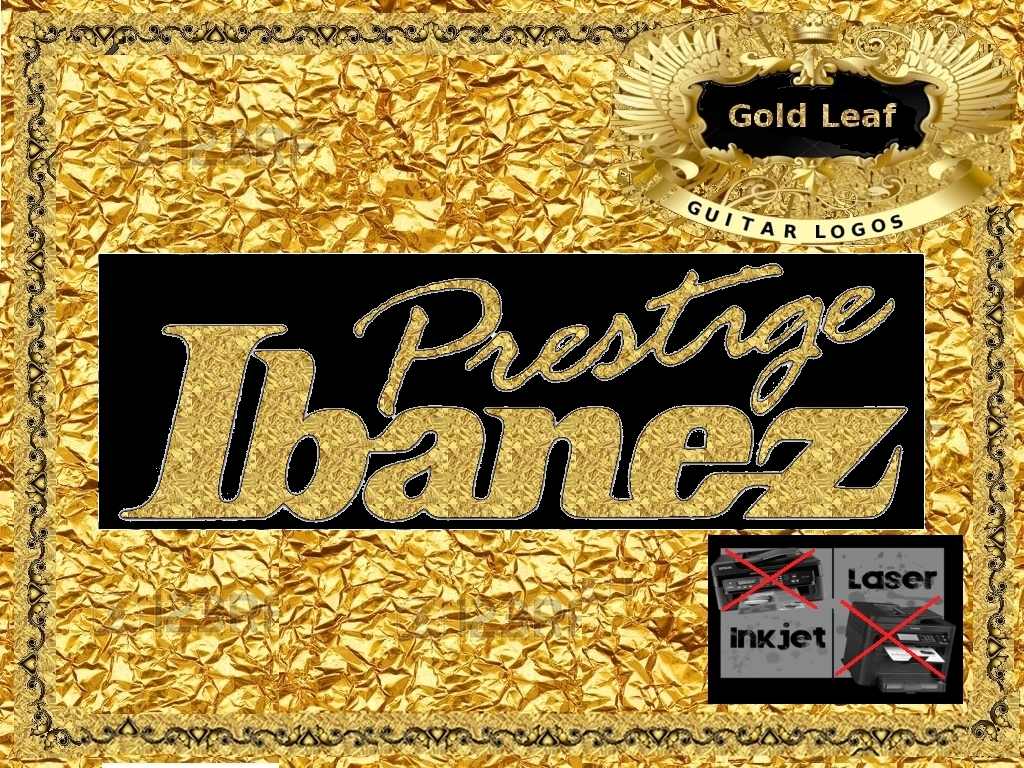 Ibanez Prestige Guitar Decal 7g
