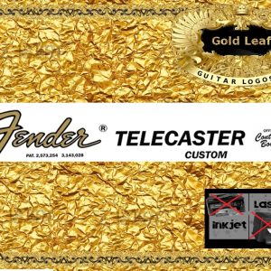 Fender Telecaster Custom Guitar Decal 8g