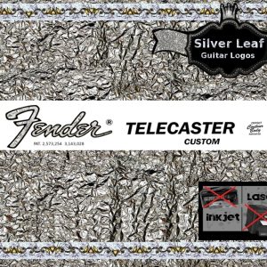 Fender Telecaster Custom Guitar Decal 8s