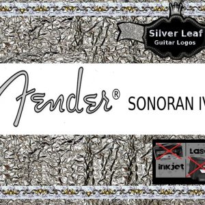 Fender Sonoran IV Guitar Decal 90s
