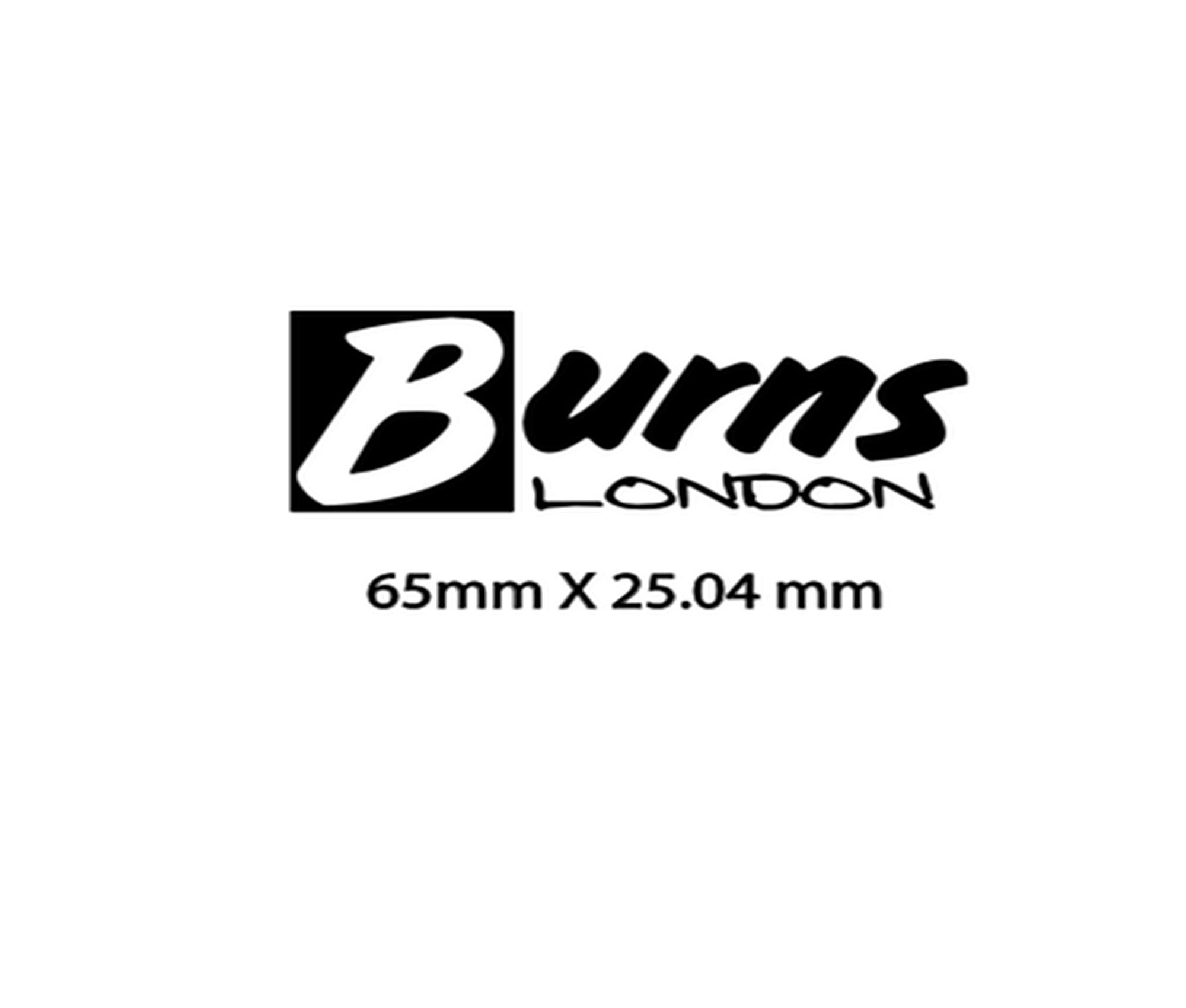 Burns Guitar Decal Metal Laser M68b - Image 3