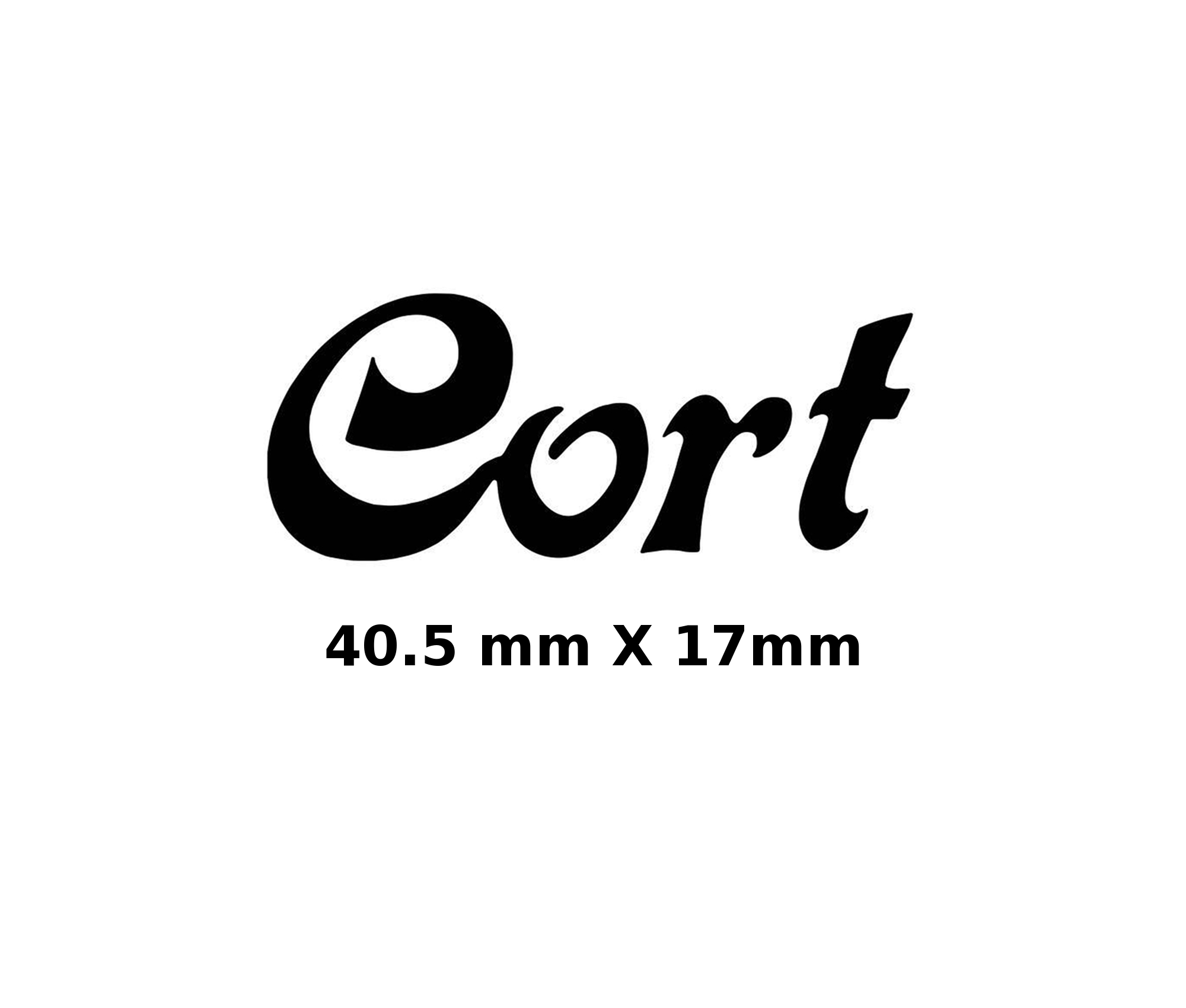 Cort Guitar Decal M51b - Image 6