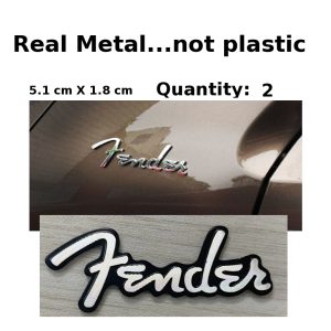 Fender Metal Guitar Decal Emblem FD2