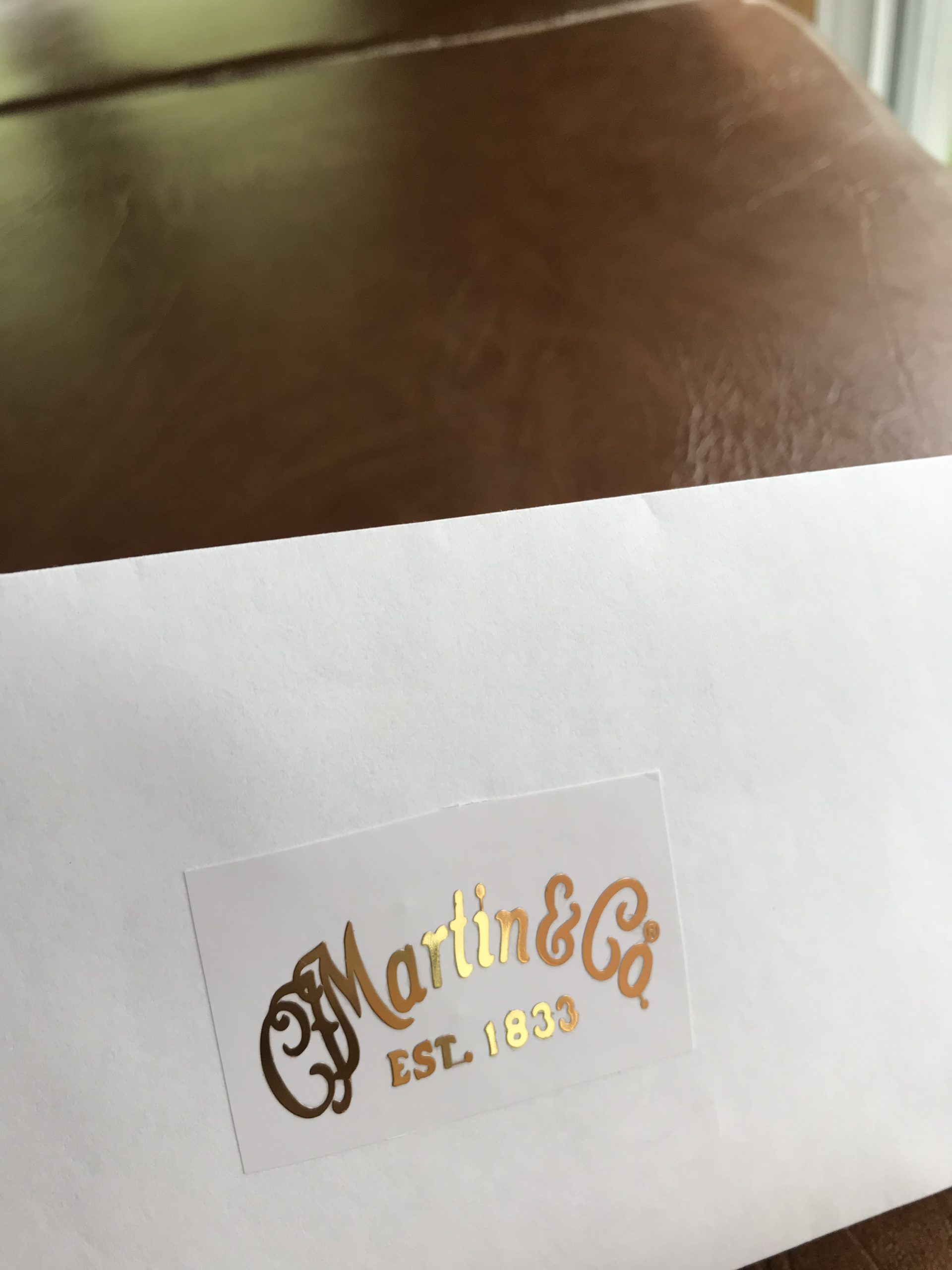 Martin & Co. Guitar Decal Metal Laser M13 - Image 3
