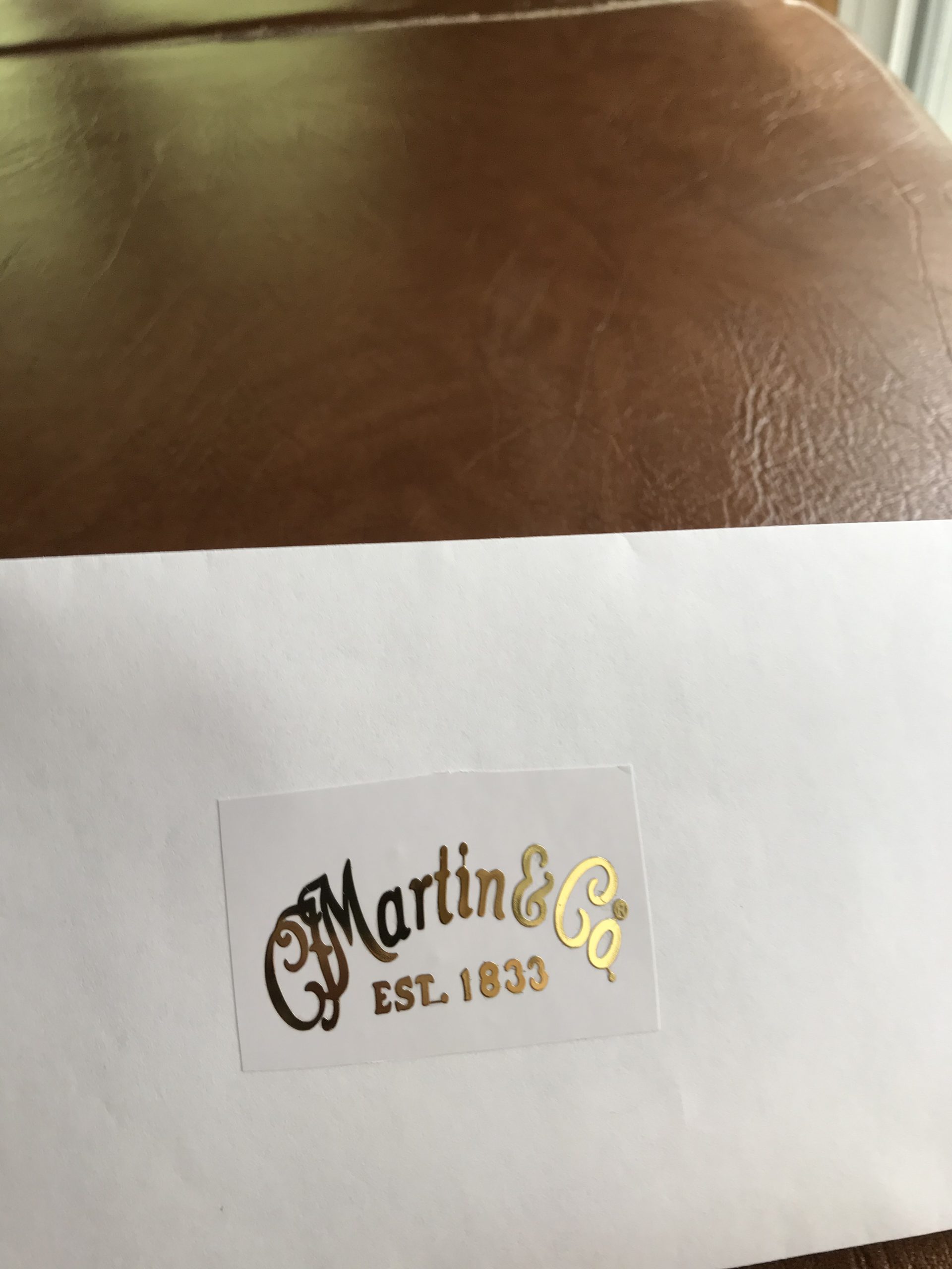 Martin & Co. Guitar Decal Metal Laser M13 - Image 4