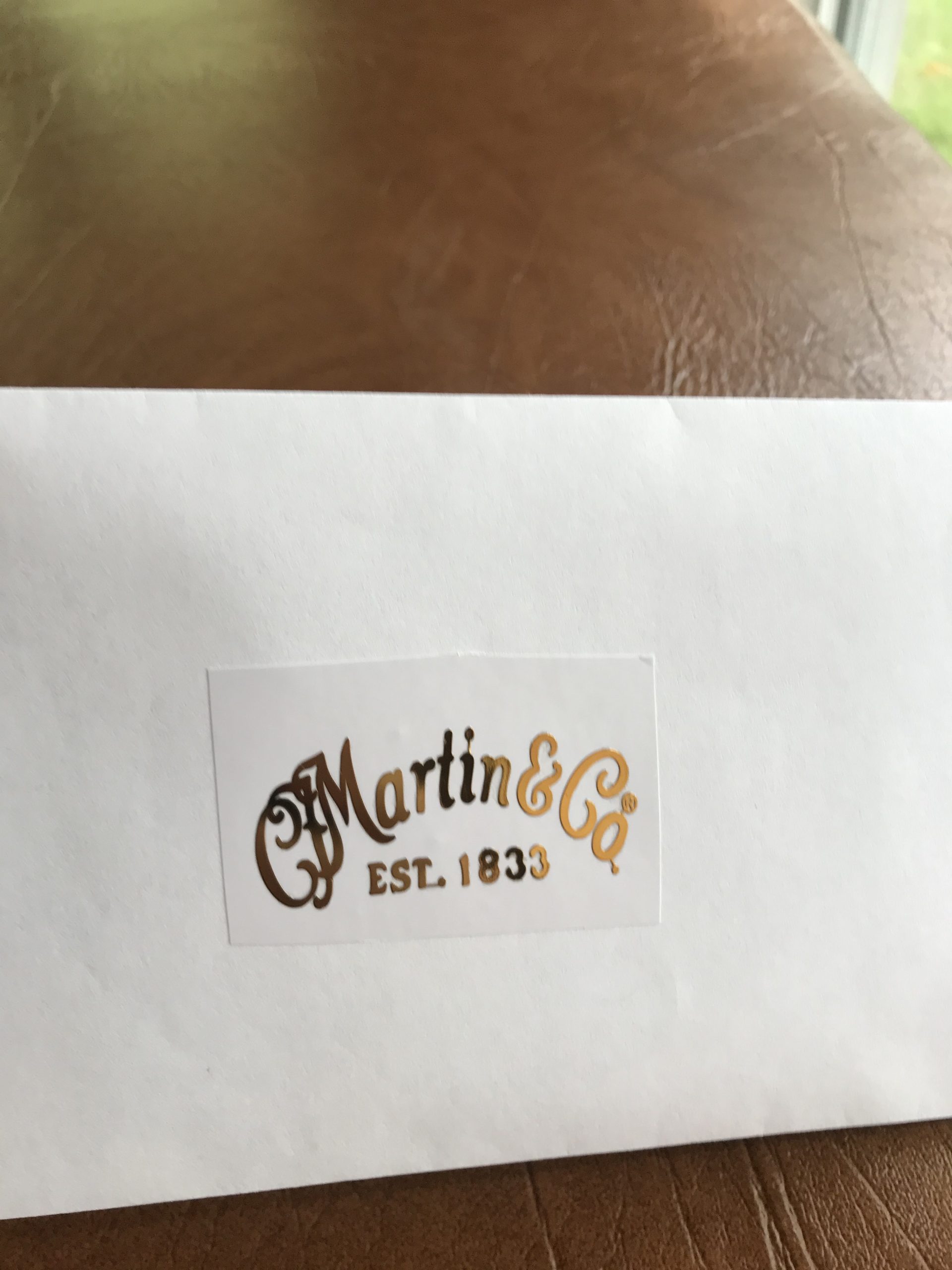 Martin & Co. Guitar Decal Metal Laser M13 - Image 5