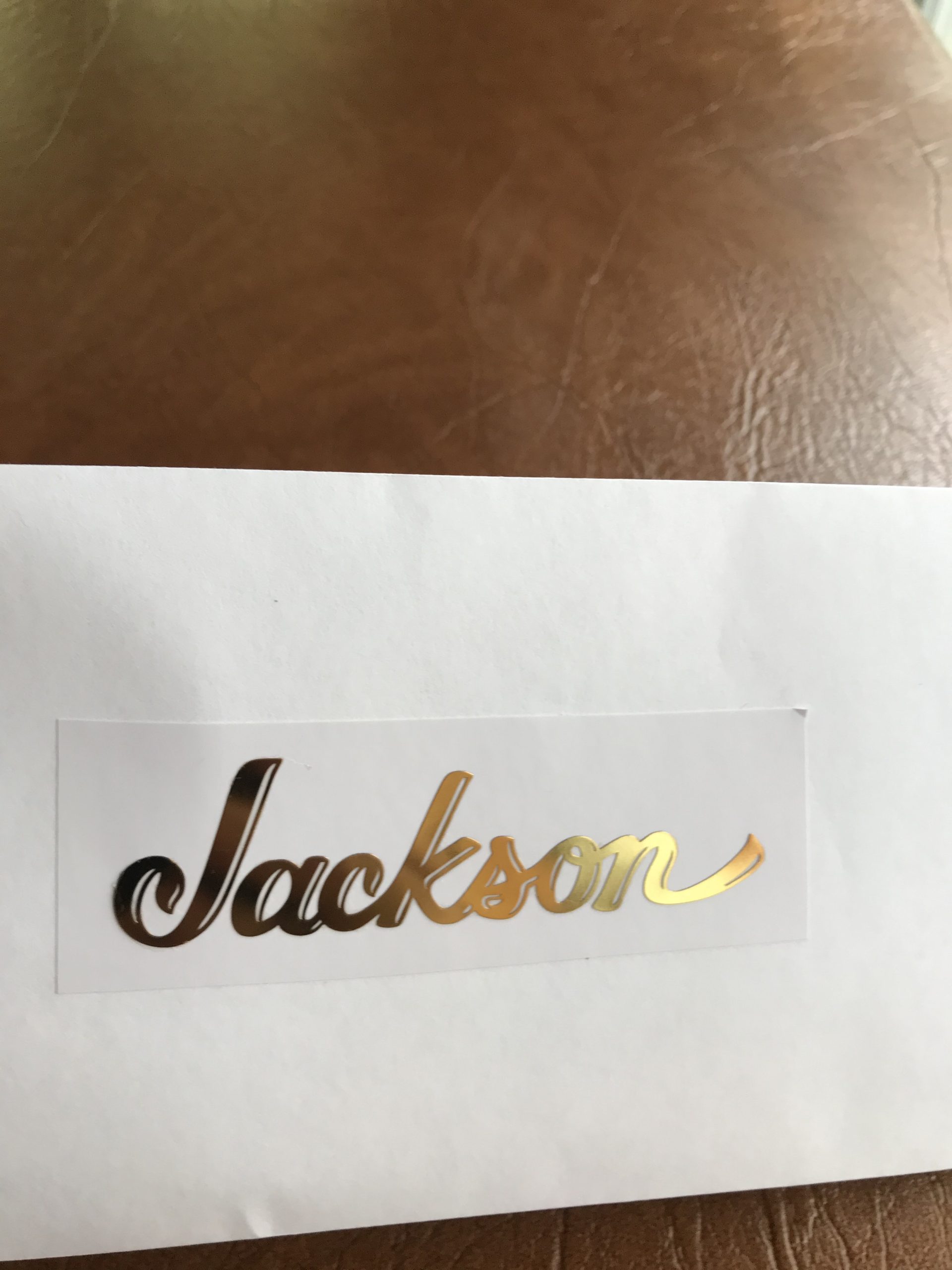 Jackson Guitar Decal M20b - Image 4
