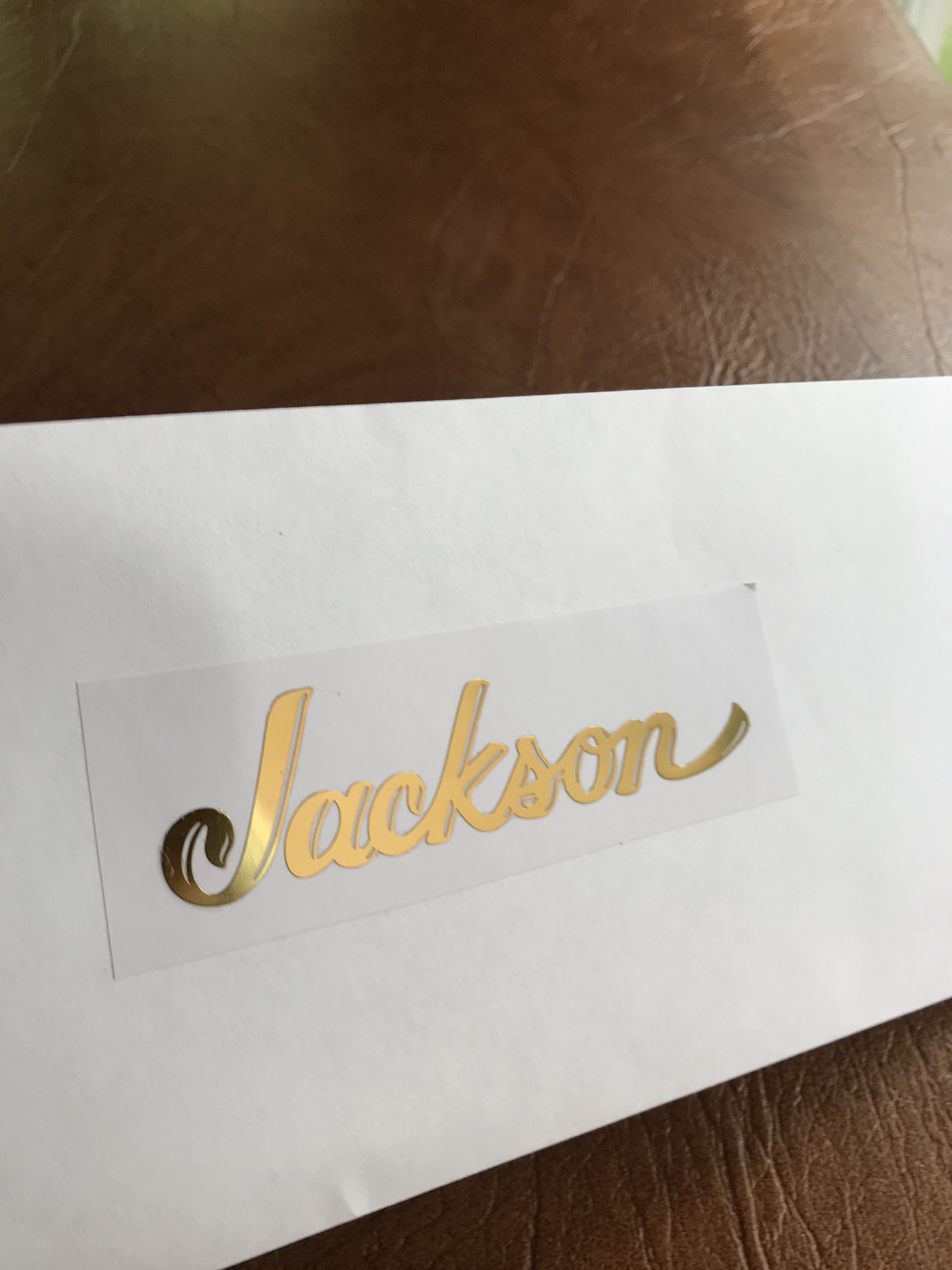Jackson Guitar Decal M20b - Image 5