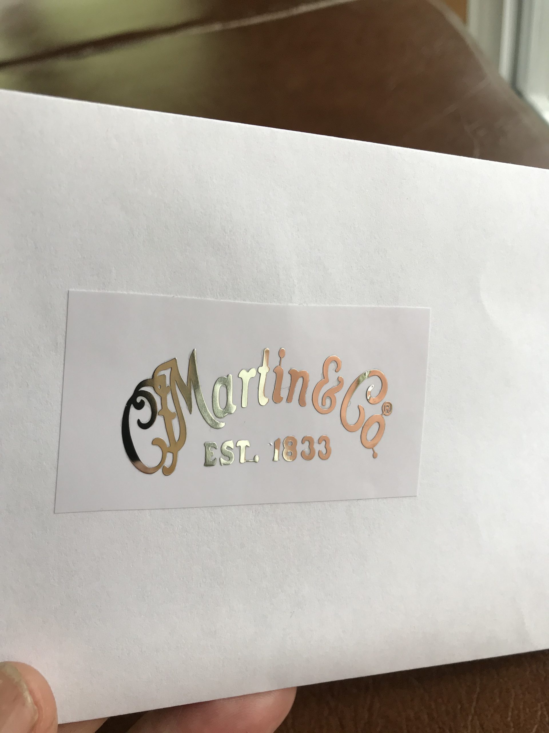 Martin & Co. Guitar Decal Metal Laser M34 - Image 6