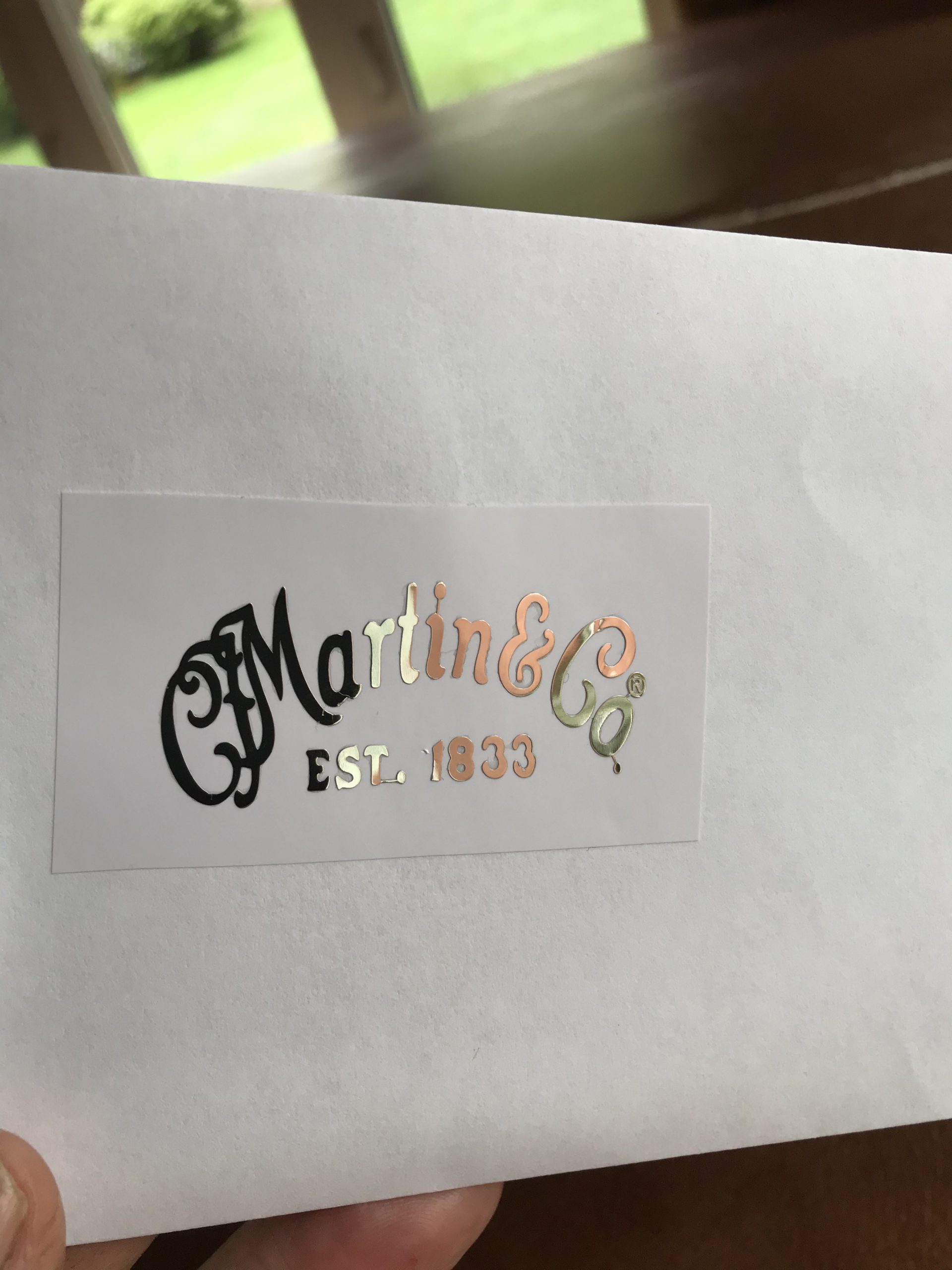 Martin & Co. Guitar Decal Metal Laser M34 - Image 7