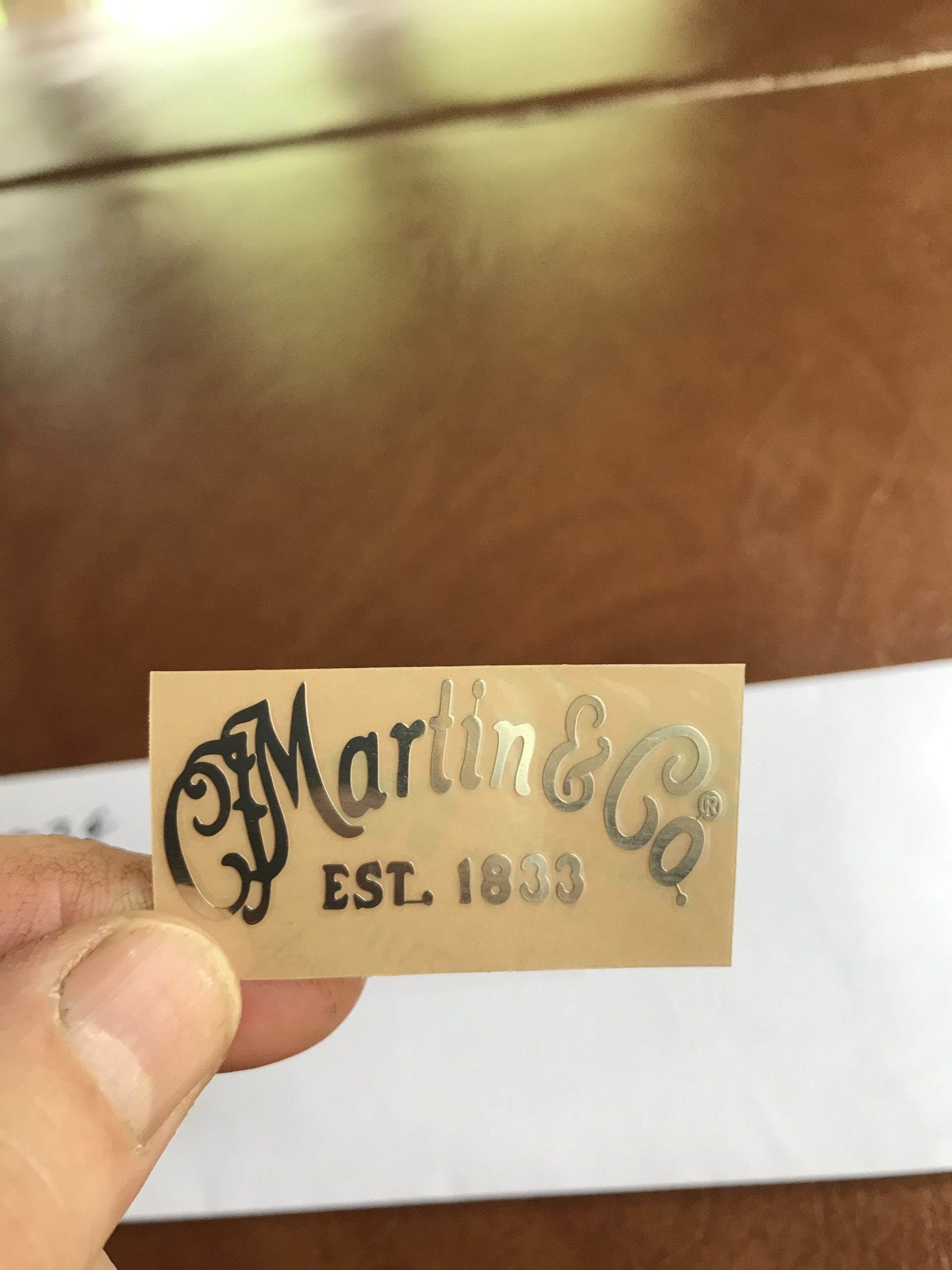 Martin & Co. Guitar Decal Metal Laser M34 - Image 10