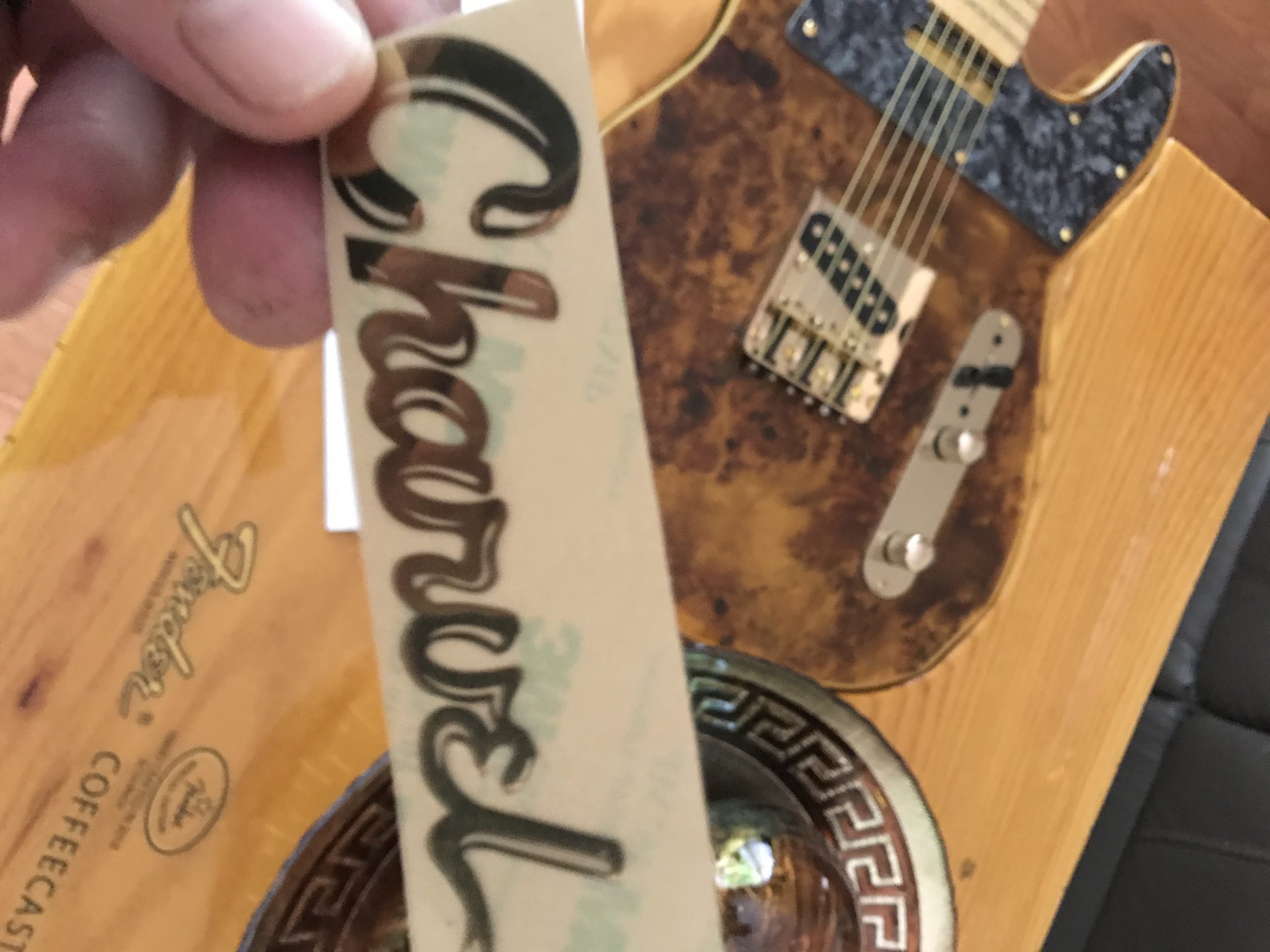 Charvel Guitar Decal 3D laser Cut metal M44b - Image 4