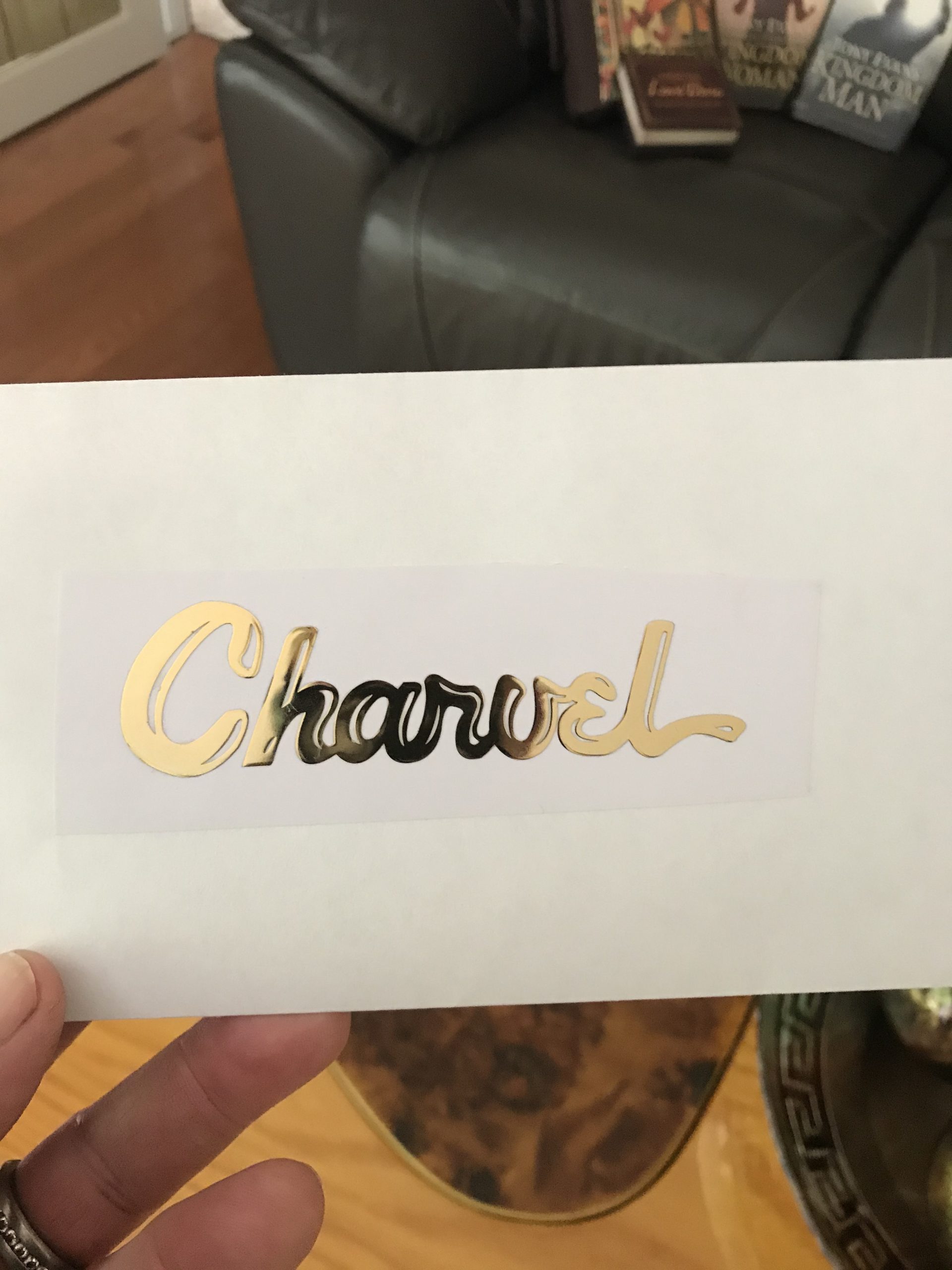 Charvel Guitar Decal 3D laser Cut metal M44b - Image 5